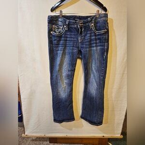 Vigoss Women's Dark Blue Boot Cut Jeans